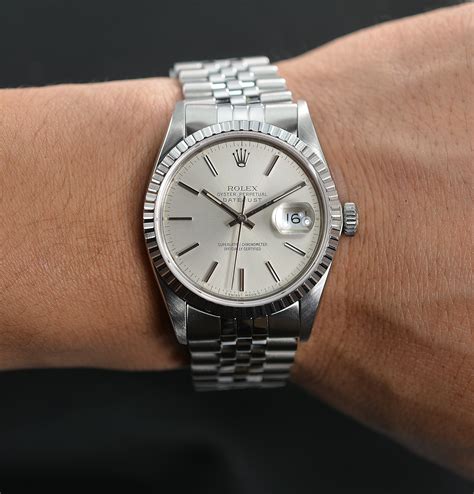 36mm rolex datejust on wrist|rolex datejust 36mm stainless steel.